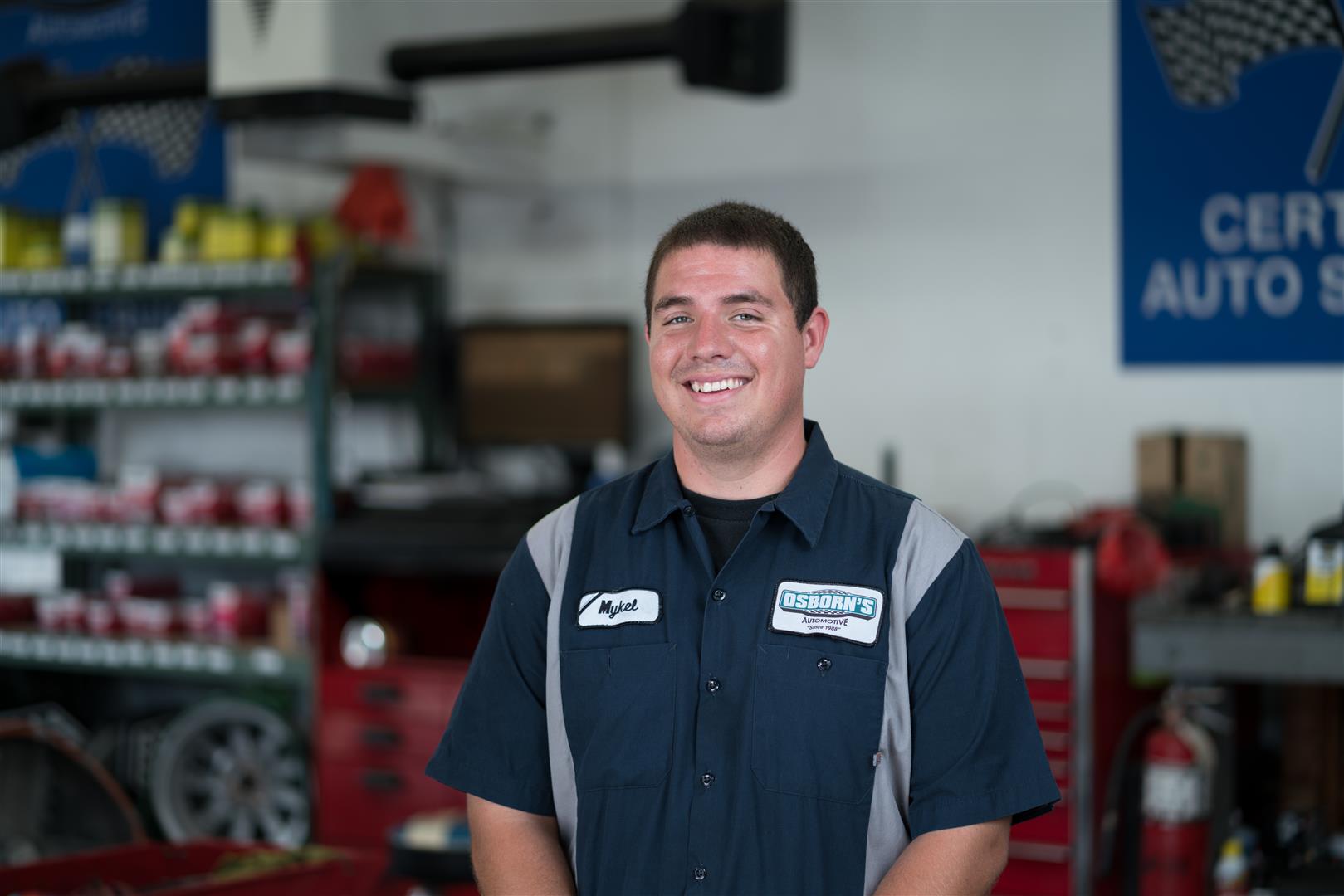 Mykel Sesto- Porter/Junior Service Advisor at Osborn's Automotive Inc.